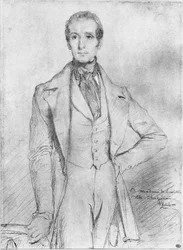 Portrait of Alphonse de Lamartine